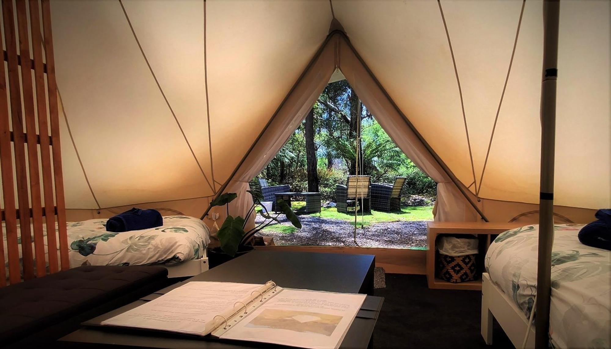 Glamping At Zeehan Bush Camp المظهر الخارجي الصورة